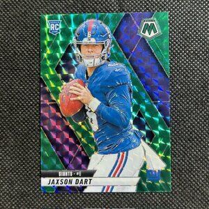2025 Panini Mosaic #362 Jaxson Dart RC Rookie Green Prizm New York Giants